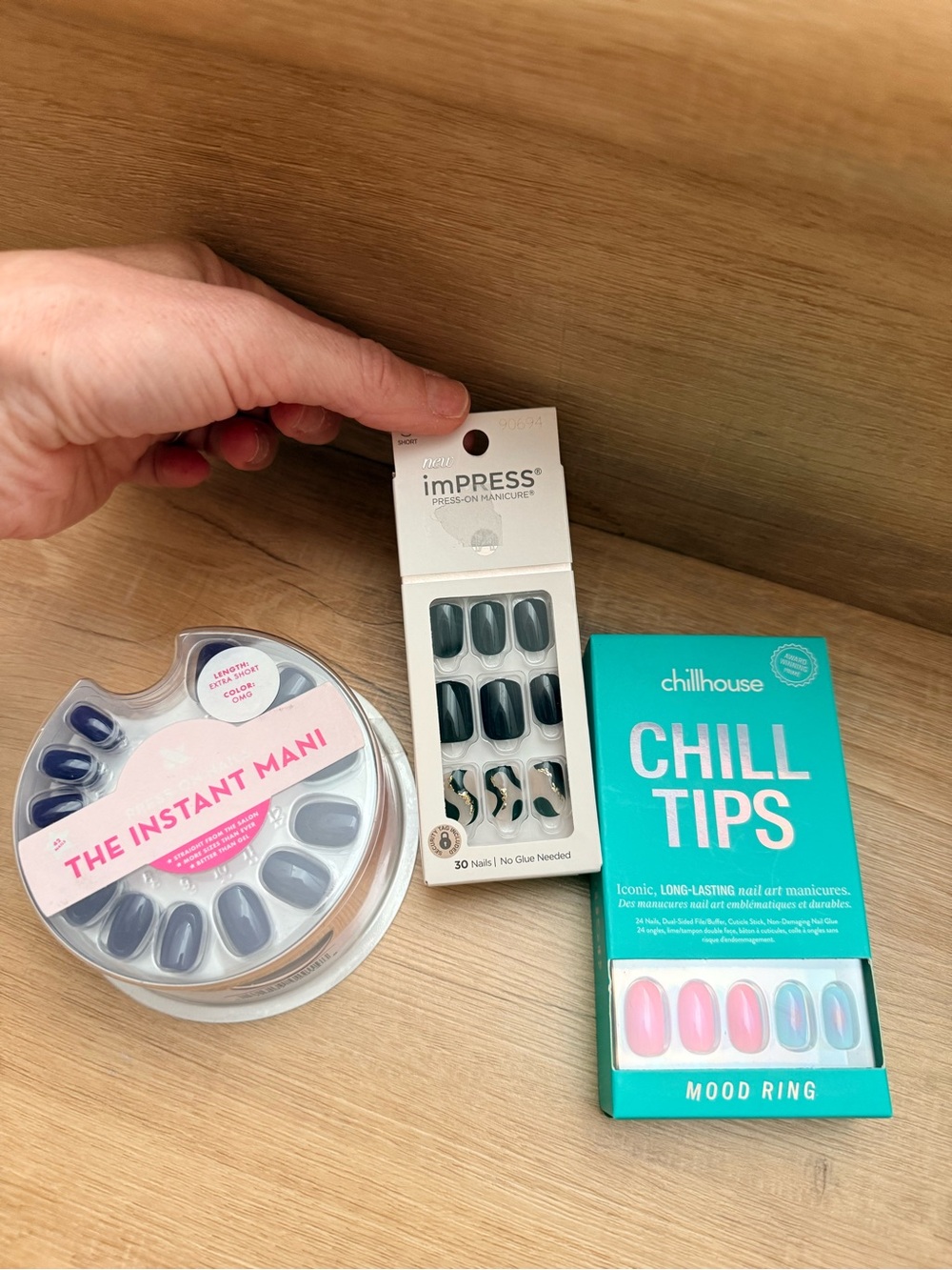 3 pack of instant manicure
